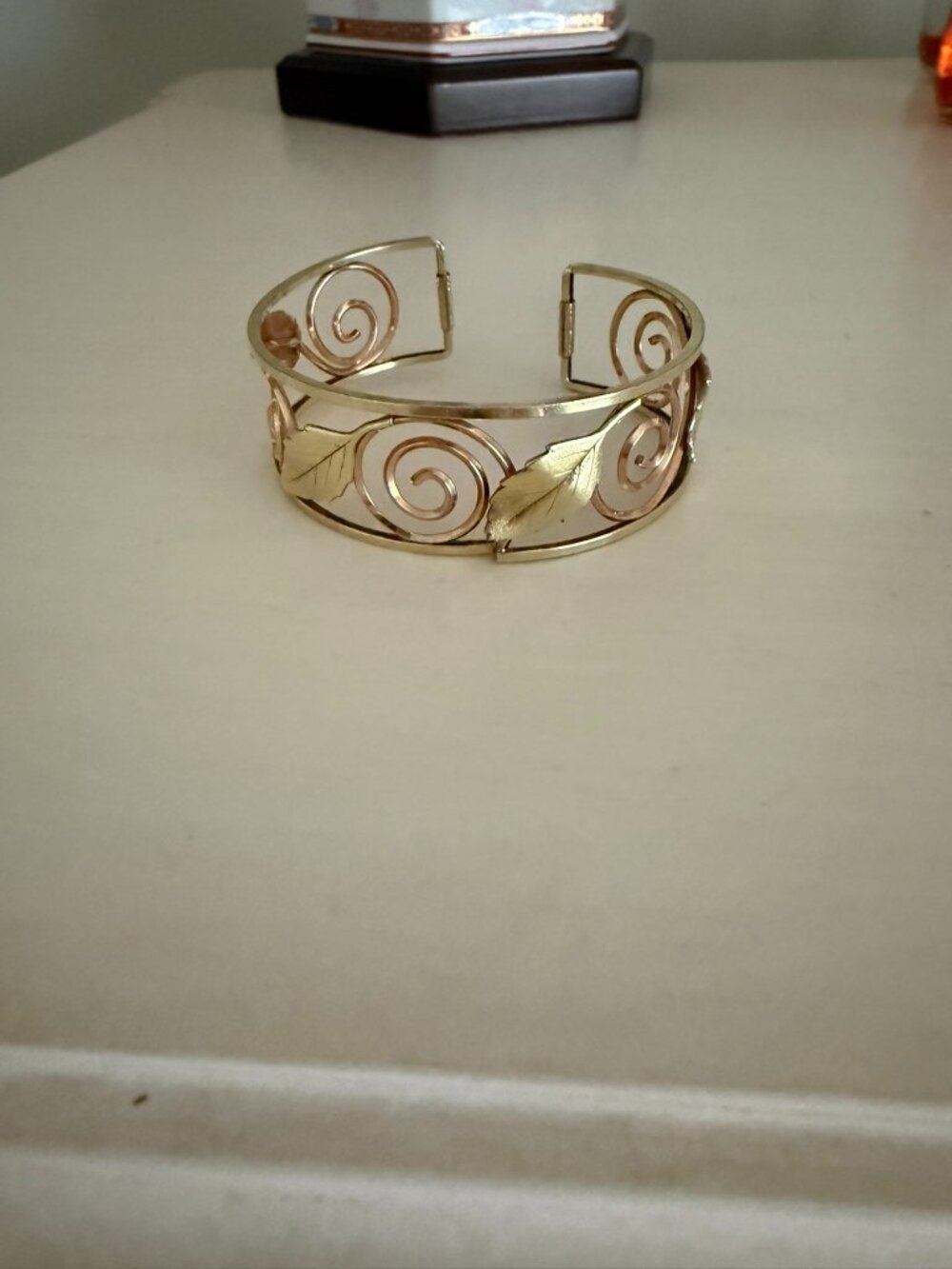 Gold filled bangle bracelet
